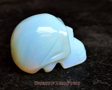 Hexenshop Dark Phönix Opalith Kristallschädel Meluzina Totenkopf Halbedelstein